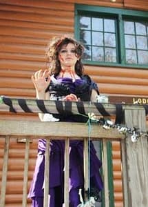 Girl in costume at Spookamaga event