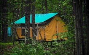 Camp Northwoods tent